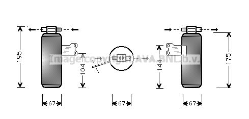 AVA QUALITY COOLING Осушитель, кондиционер RTD027